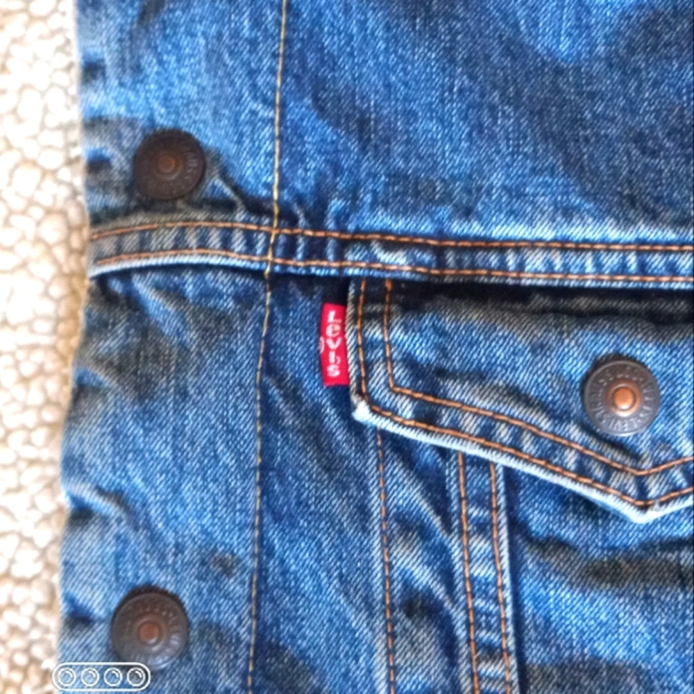 Levi's Sherpa Lined Blue Jean Jacket - Picture 10 of 16